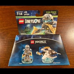 Lego NINJAGO Dimensions Fun Pack 71217 Zane NinjaCopter- NEW